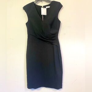 NWT! Calvin Klein Black Classic-Sexy Zipper-Back Dress